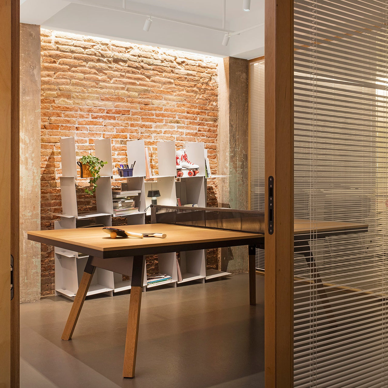 You and Me Ping Pong Indoor/Wood Table