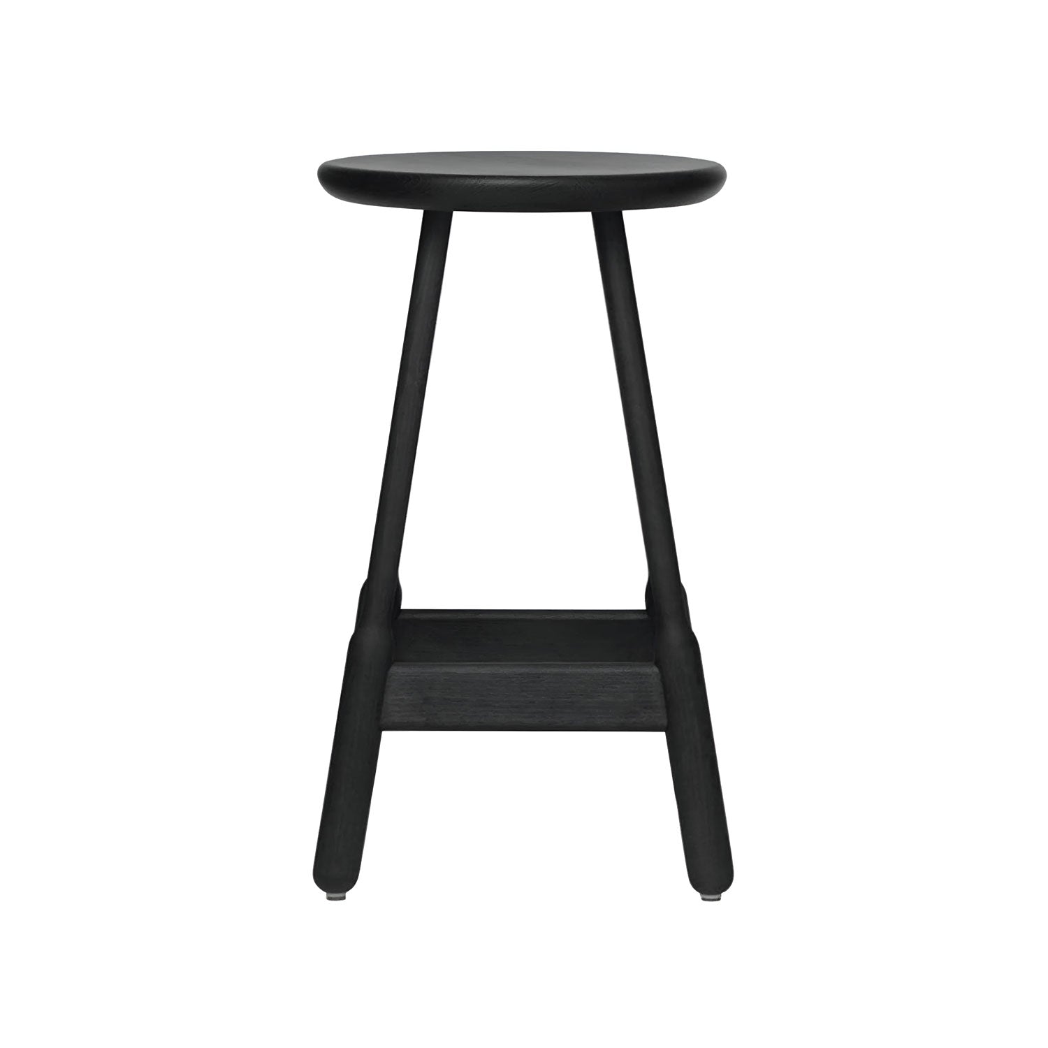 Albert Bar + Counter Stool: Counter + Black Stained Ash