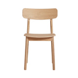 Soma Dining Chair: White Pigmented Oak + Without Seatpad