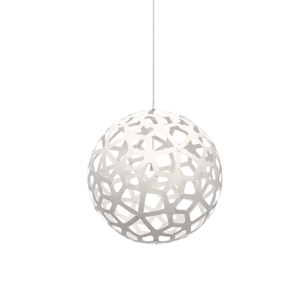 Coral Pendant Light: Large + White + White 