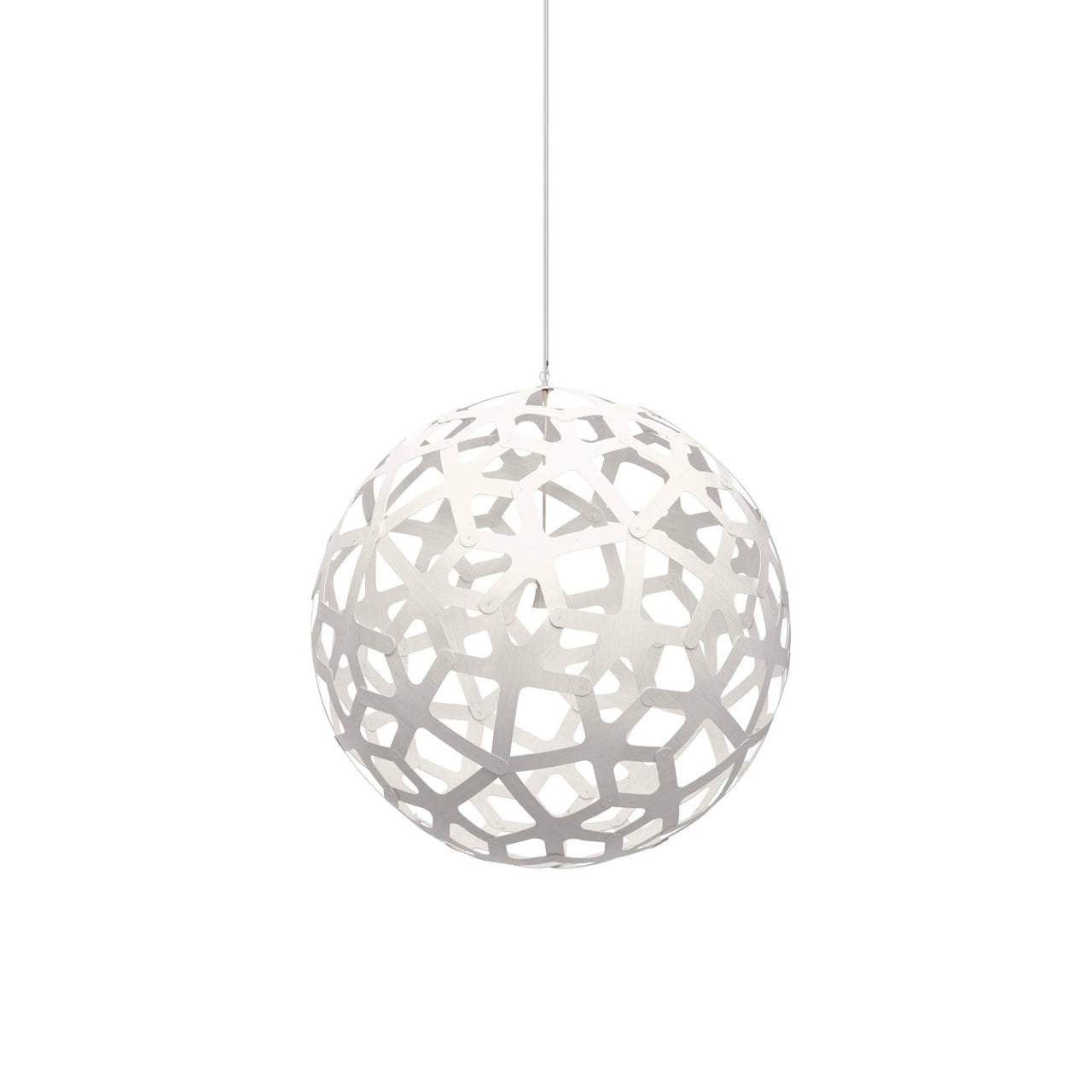 Coral Pendant Light: Large + White + White