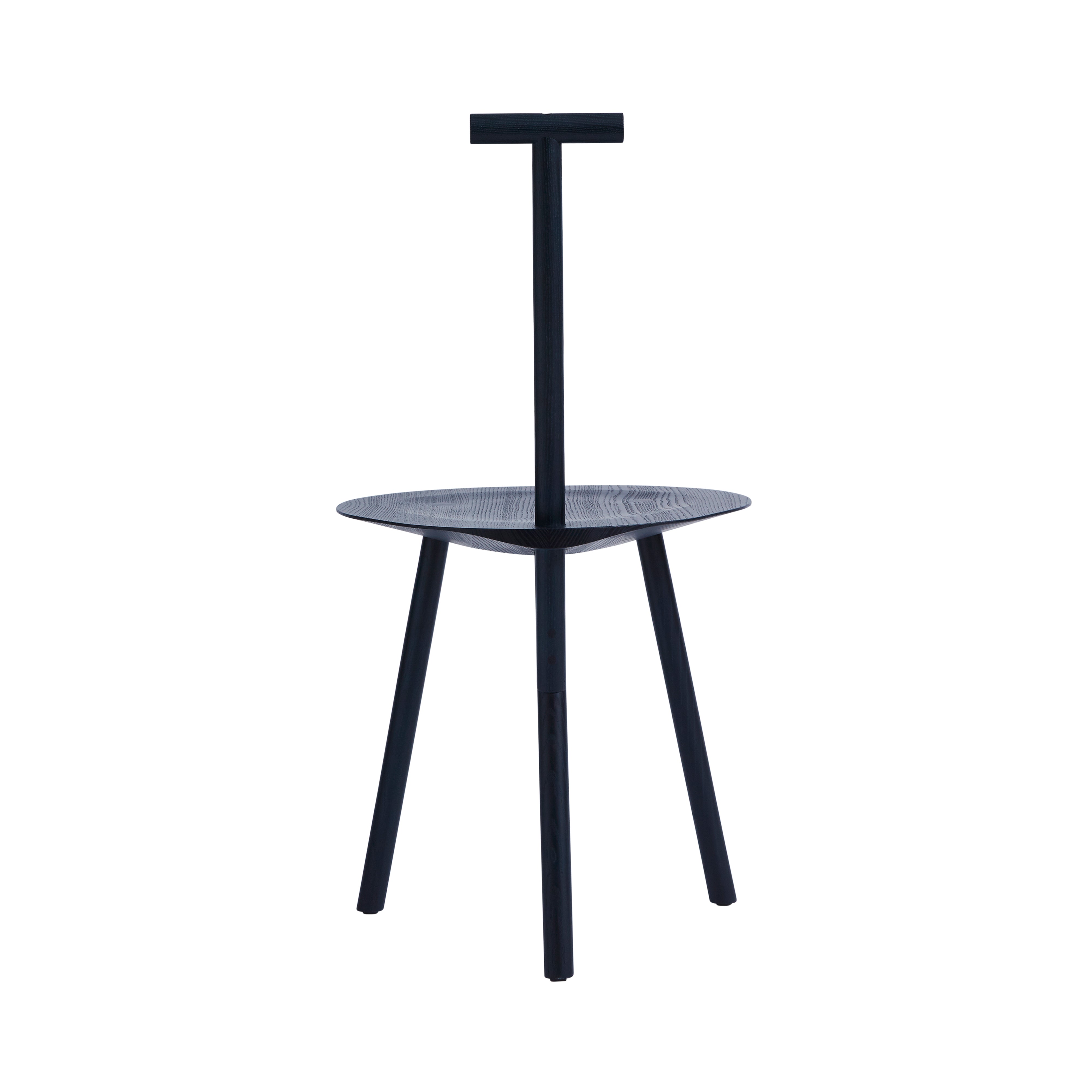 Spade Chair: Stained Navy Blue
