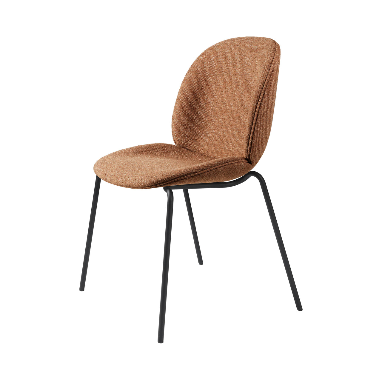 Beetle Dining Chair: Stacking Base + Full Upholstery