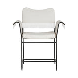 Tropique Dining Chair: Outdoor + With Fringes + Black + Leslie 06