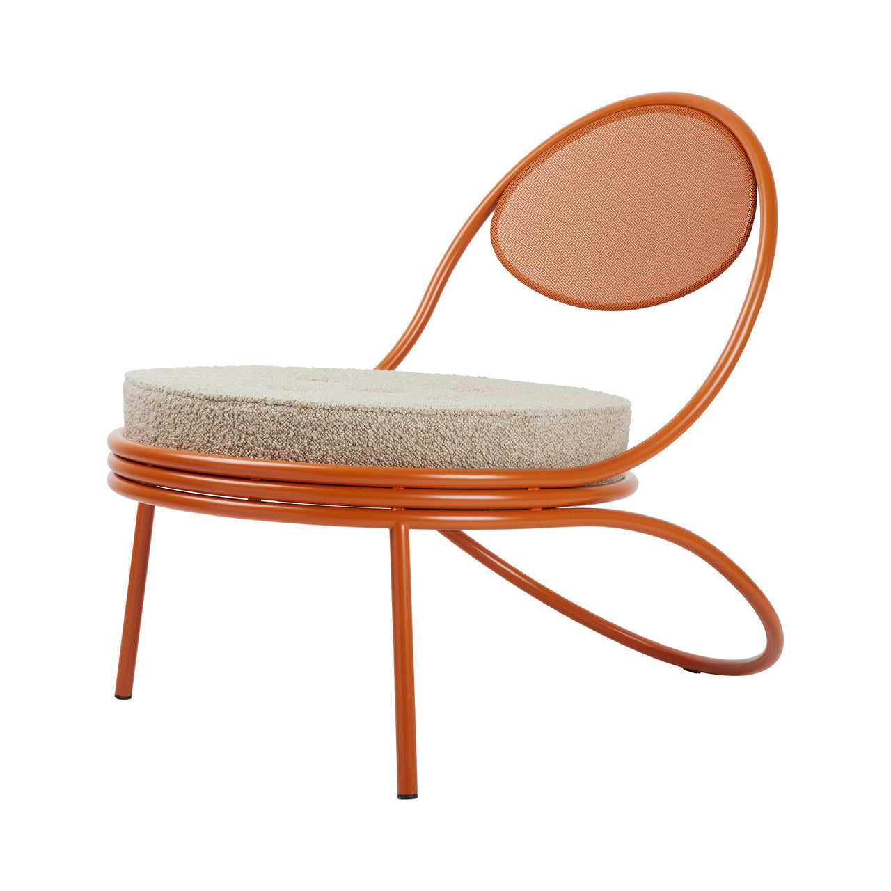 Copacabana Lounge Chair: Seat Upholstered