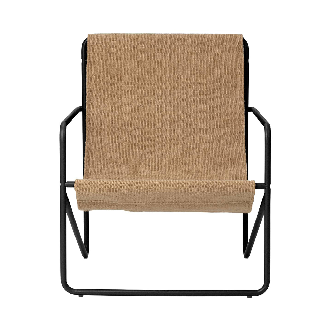 Desert Lounge Chair: Sand + Black