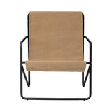 Desert Lounge Chair: Sand + Black