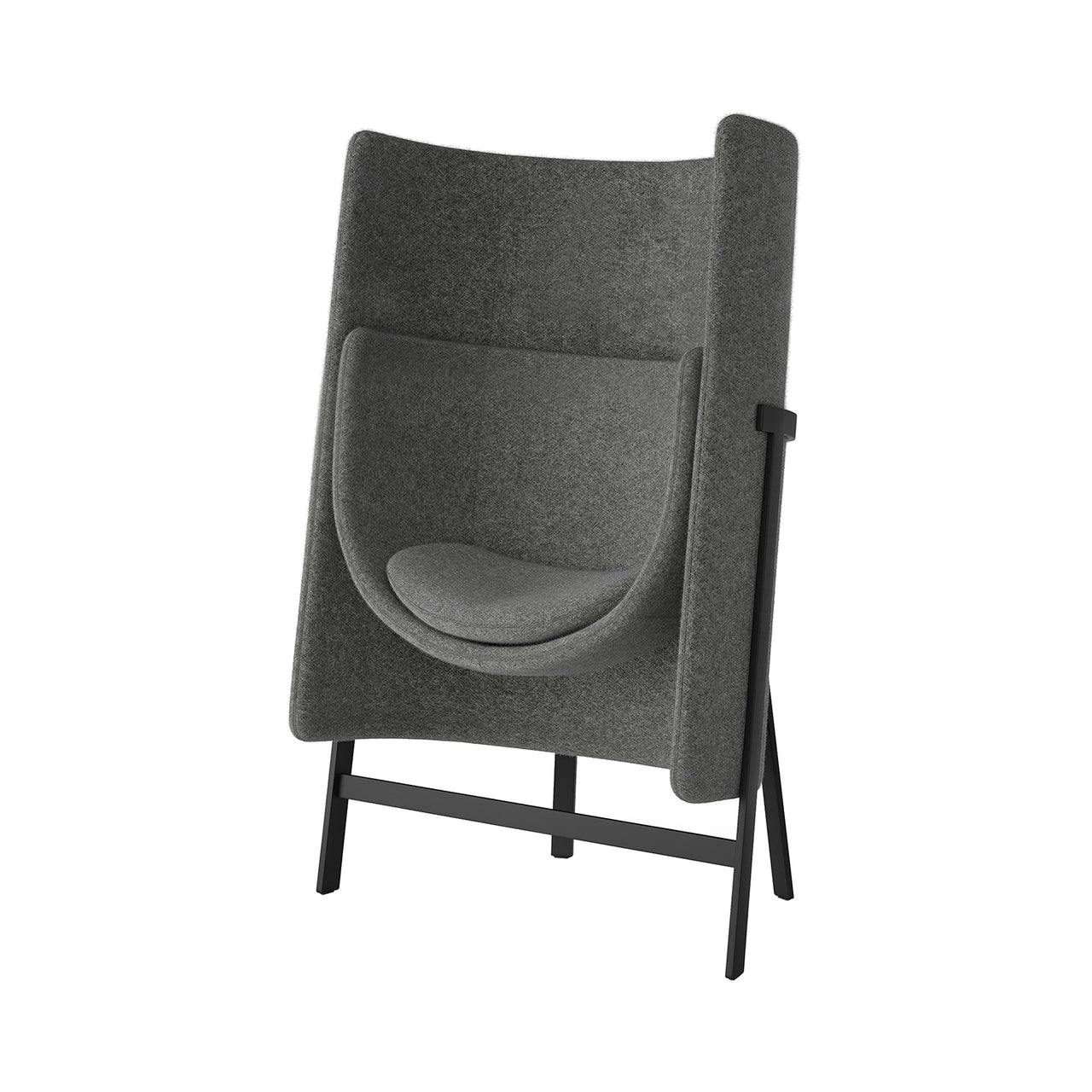 Kite Highback Lounge Chair: Narrow