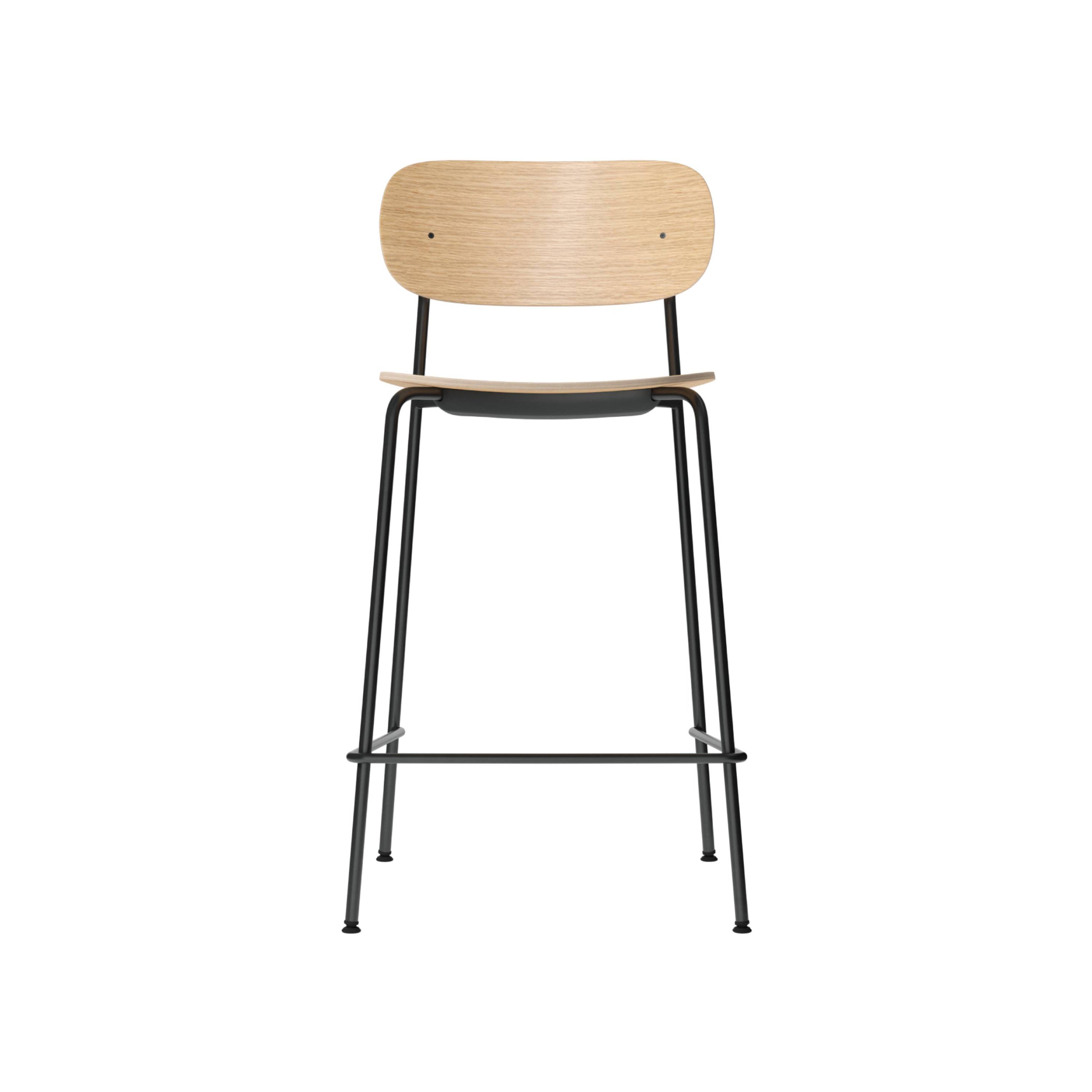 Co Bar + Counter Chair: Wood + Counter + Natural Oak