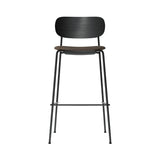 Co Bar + Counter Chair: Seat Upholstered + Bar + Black Oak