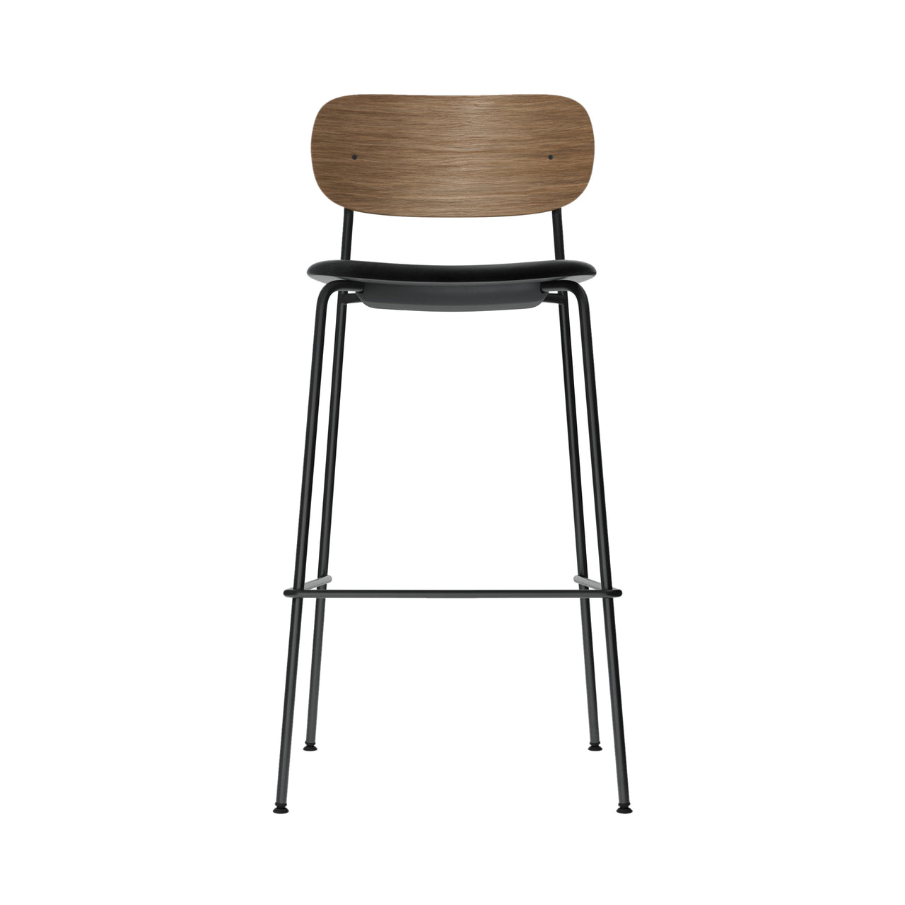 Co Bar + Counter Chair: Seat Upholstered + Bar + Dark Stained Oak + Dakar 0842