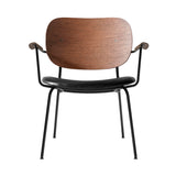 Co Lounge Chair: Seat Upholstered + Dark Stained Oak