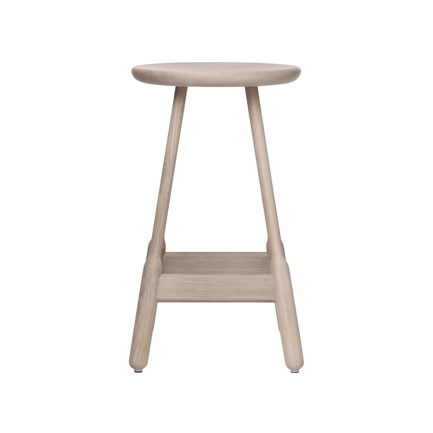 Albert Bar + Counter Stool: Counter + White Oiled Oak