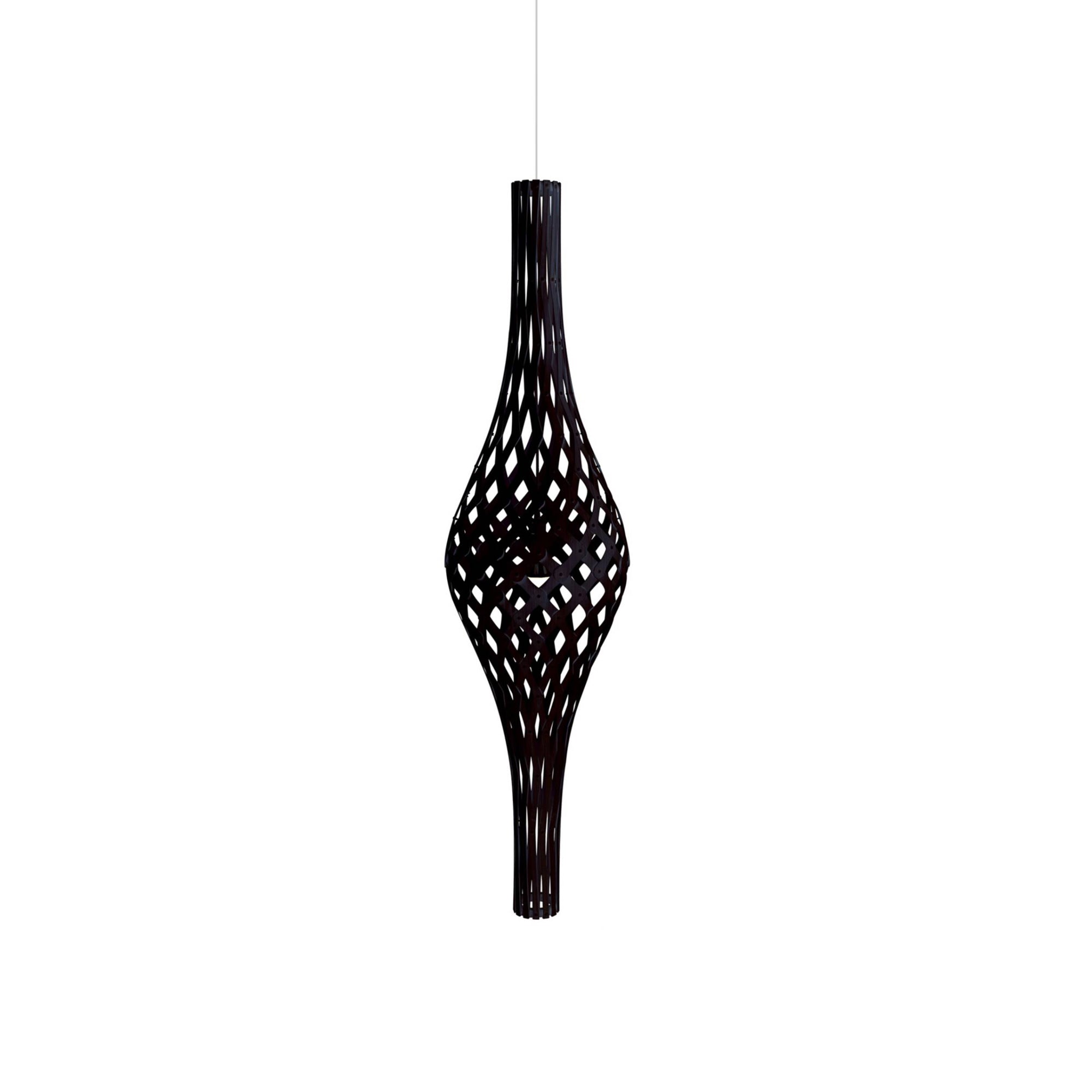 Nikau Full Pendant Light: Black + White