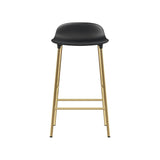 Form Bar + Counter Stool: Brass + Counter + Black