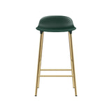 Form Bar + Counter Stool: Brass + Counter + Green