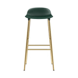 Form Bar + Counter Stool: Brass + Bar + Green