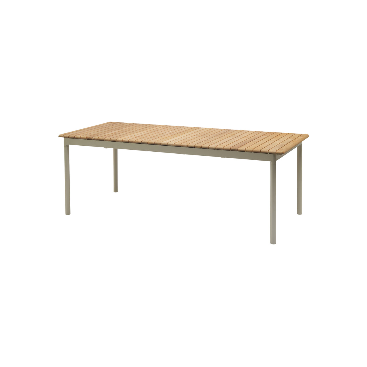 Pelagus Table: Light Ivory + Without Extension Plate