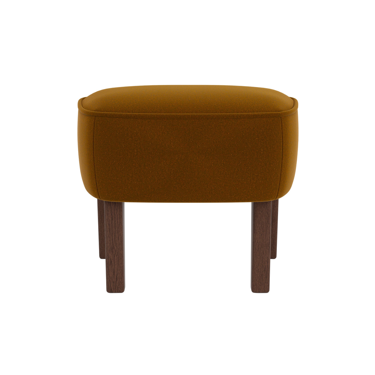 Ingeborg Footstool: Dark Stained Oak
