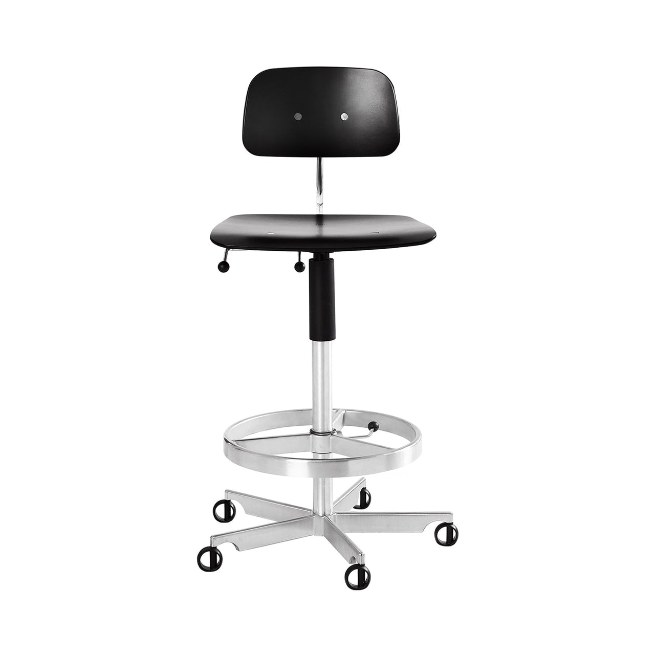 Kevi 2533 Chair: Size C + Black Lazure + With Tilt