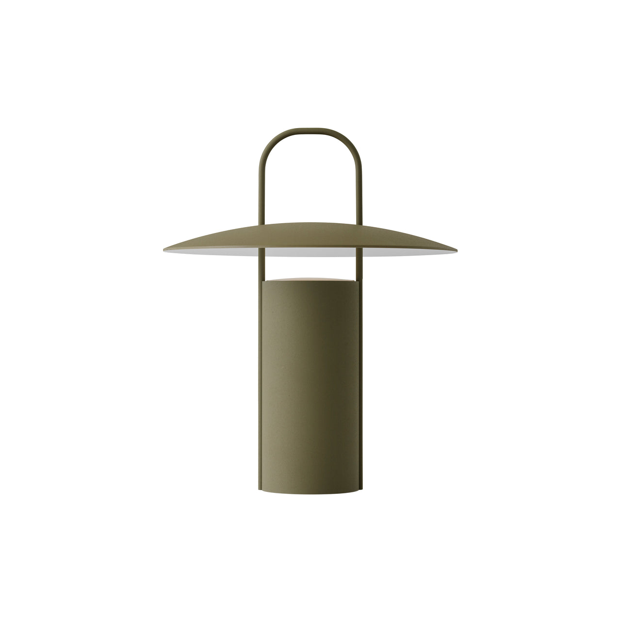 Ray Portable Table Lamp: Matte Dusty Green