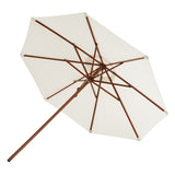 Messina Umbrella: Large + Round + Off-White
