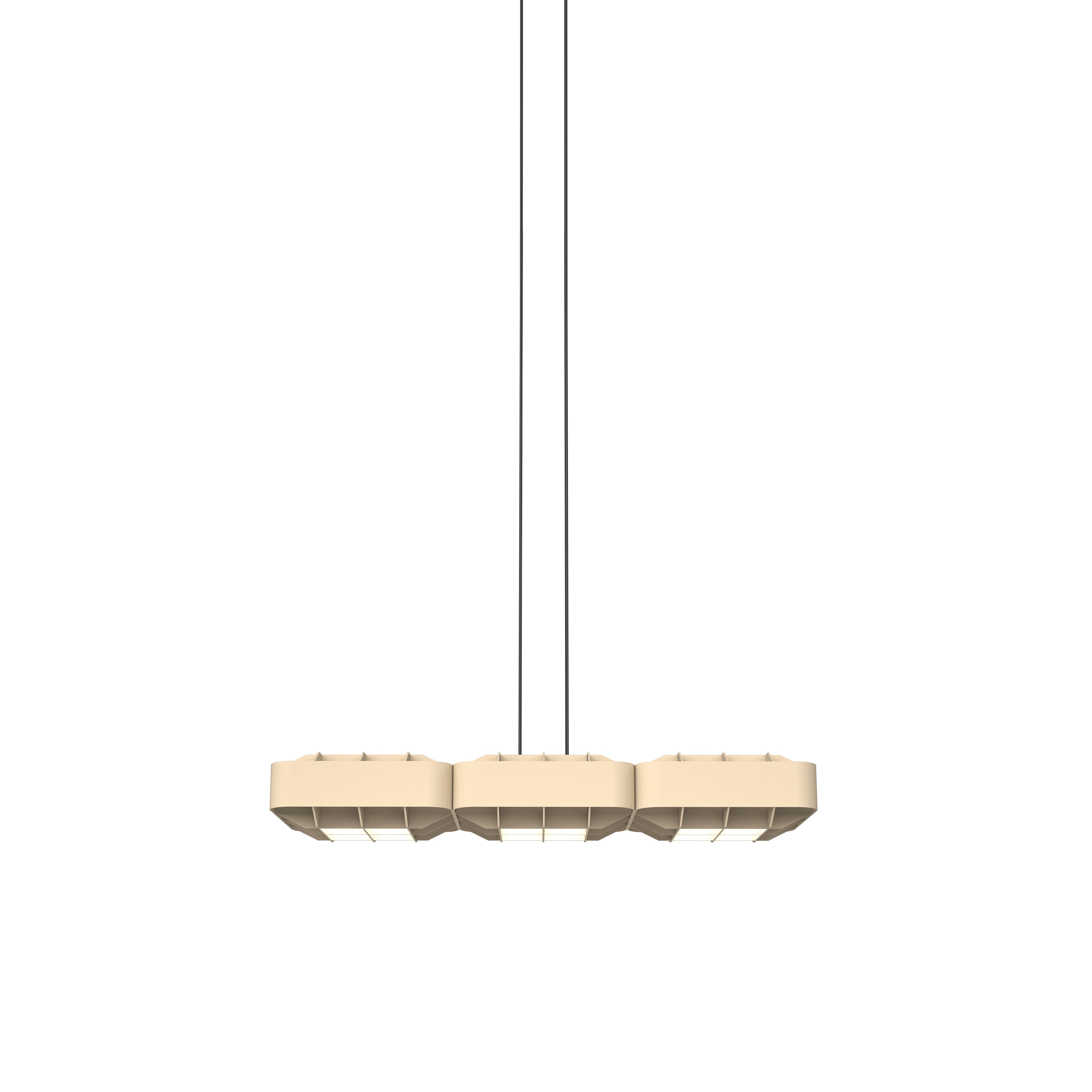 1979 Triple Pendant: Ivory