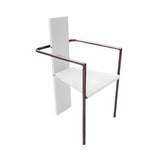 Concrete Armchair: White + Coppered