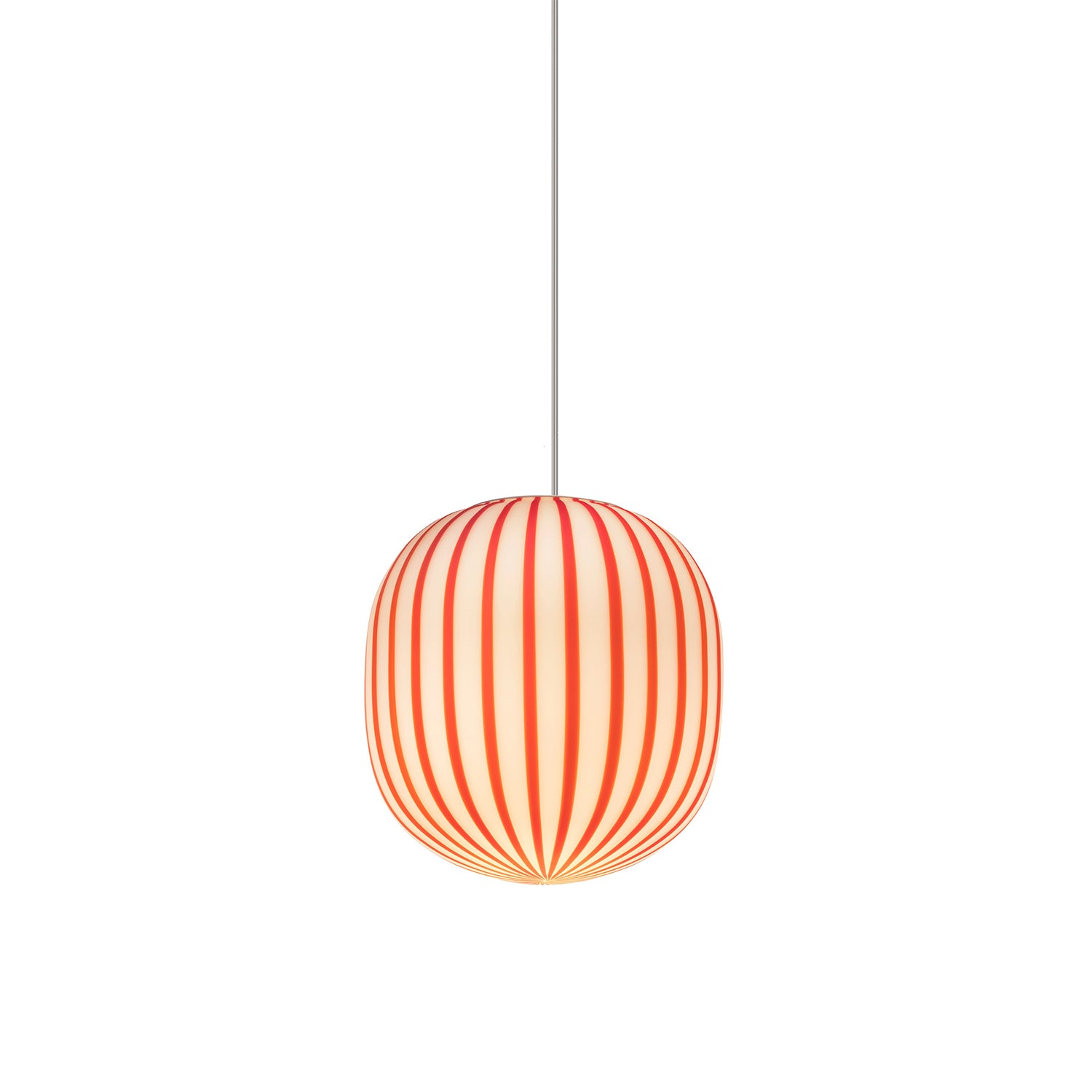 Filigrana Pendant Light: Cylinder + Red
