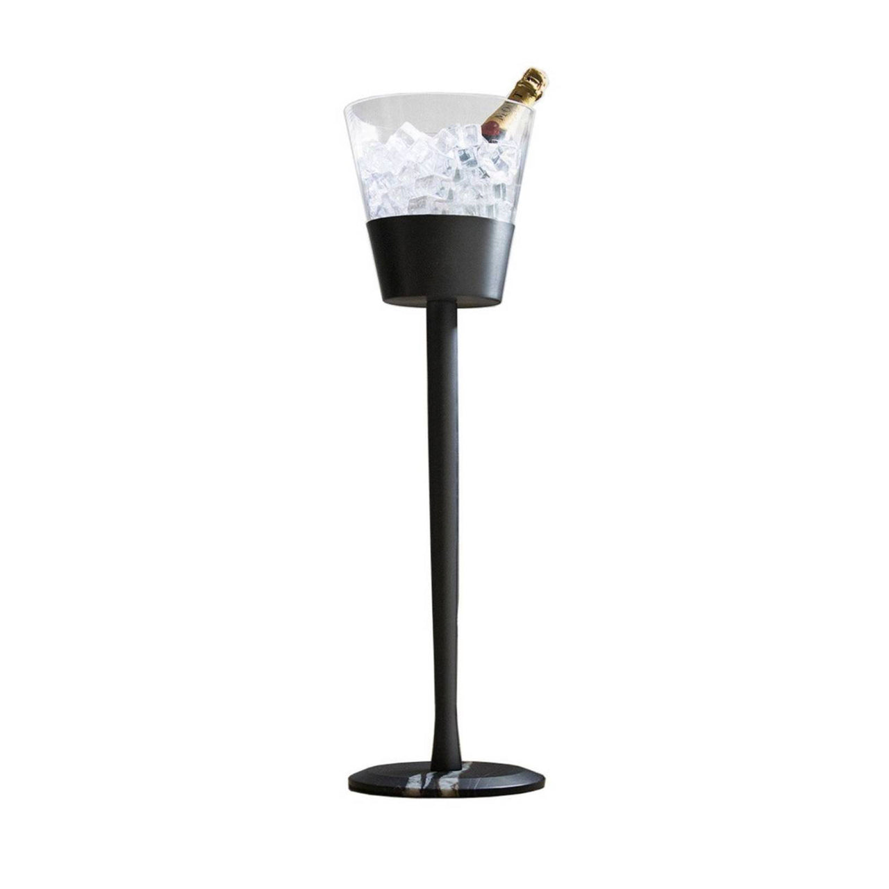 Champagnera Champagne Bucket: Black Stained Ash + Graphite