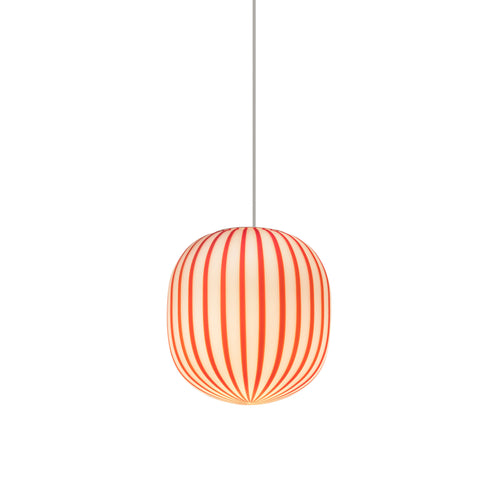 Filigrana Pendant Light: Cylinder + Red