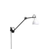 Lampe Gras N°222 Lamp: White + Round