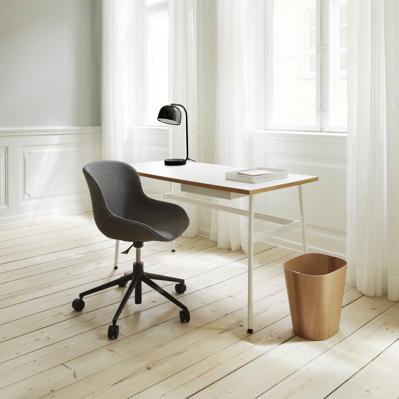 Hyg 5W Swivel Chair: Gaslift Full Upholstered