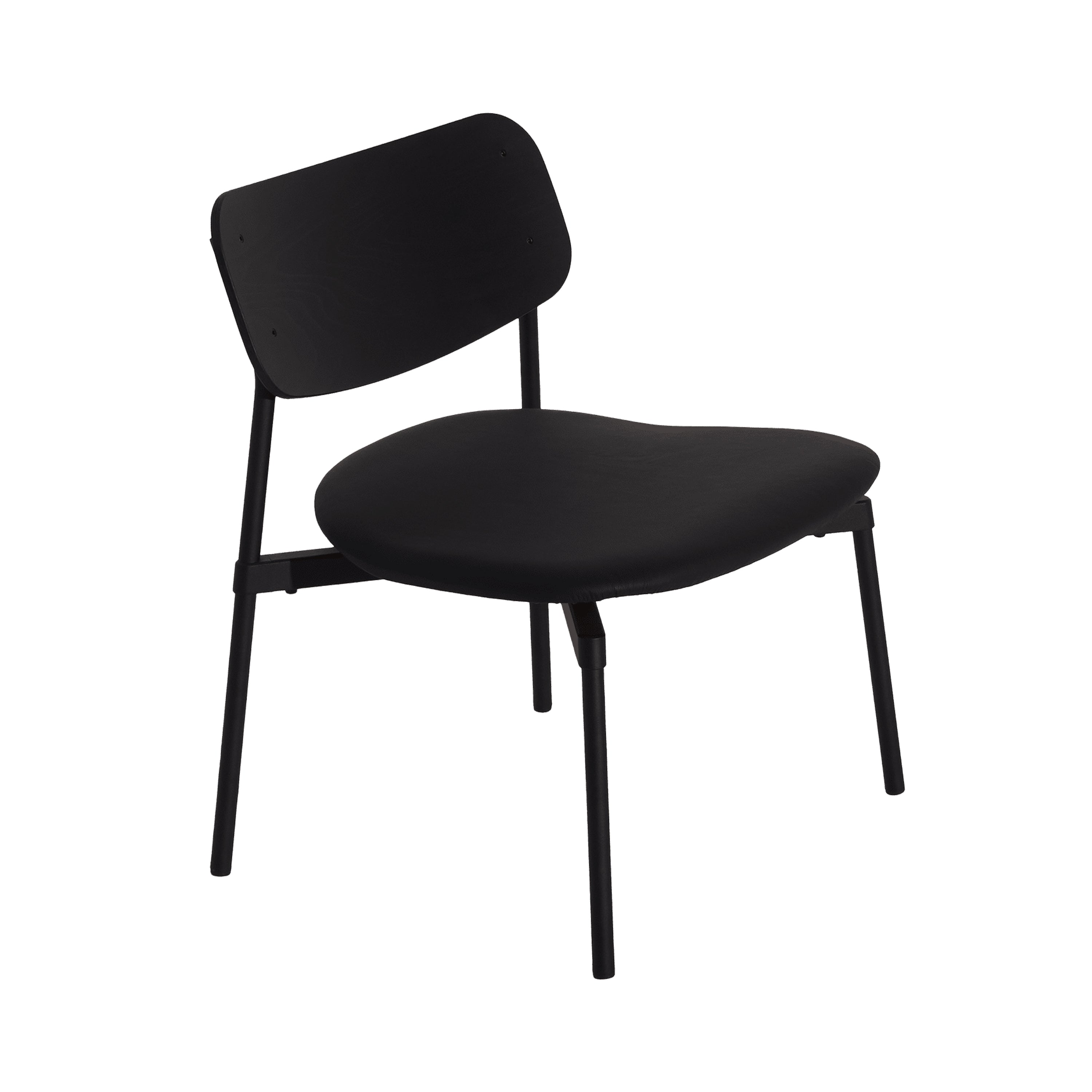 Fromme Lounge Chair: Upholstery + Leather