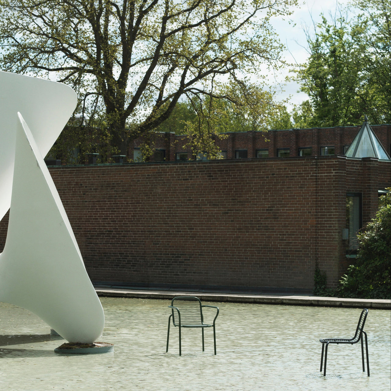 Vig Stacking Armchair: Steel