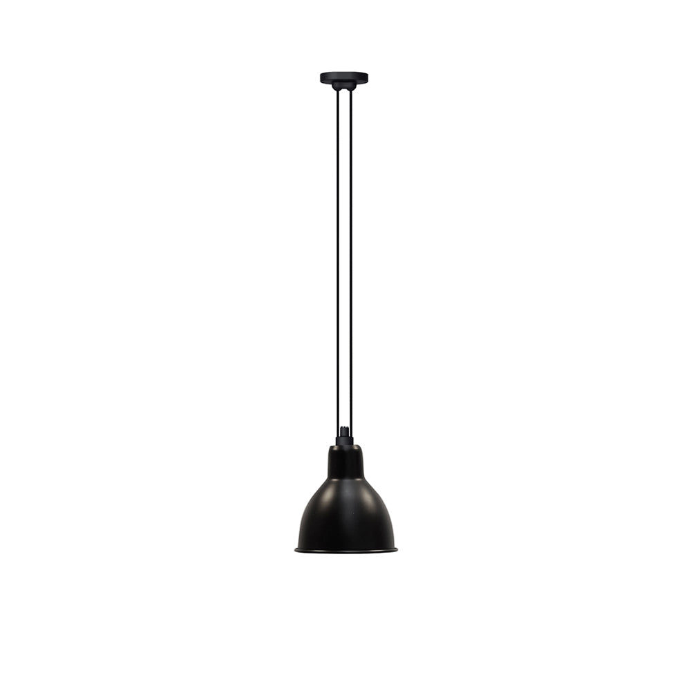 Les Acrobates N° 322 Pendant Lamp: Extra Large + Black + Round