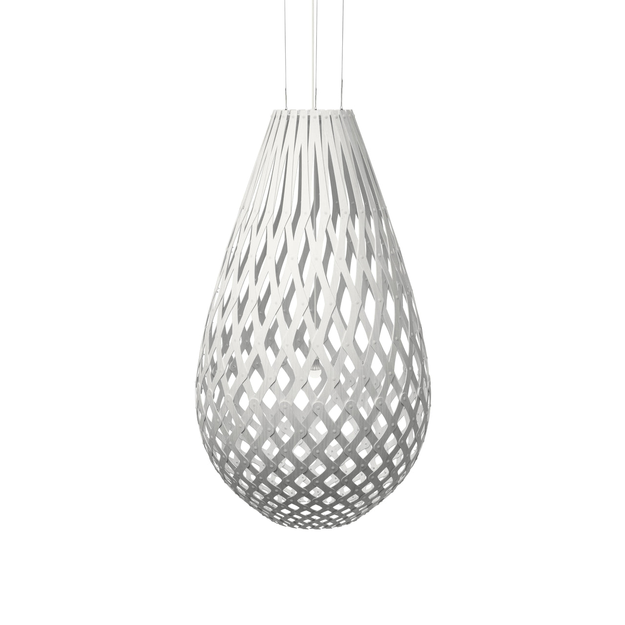 Kōura Pendant Light: XX Large + White + White