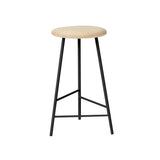 Pebble Bar + Counter Stool: Counter + Oiled Ash + Black