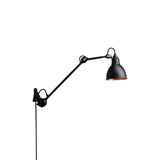 Lampe Gras N°222 Wall Lamp: Black + Copper + Round