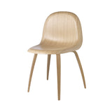 3D Dining Chair: Wood Base + Oak