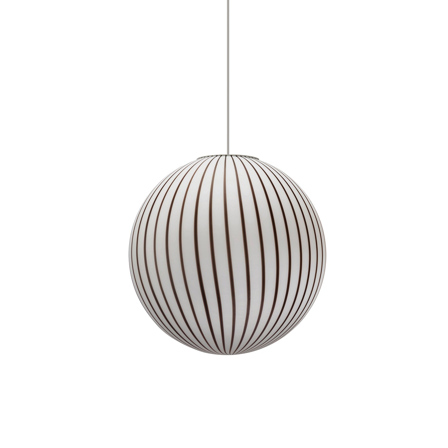 Filigrana Pendant Light: Globe + Black