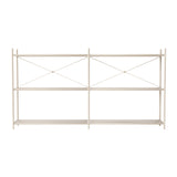 Punctual Shelving System: Configuration 7 + Cashmere (Perforated)