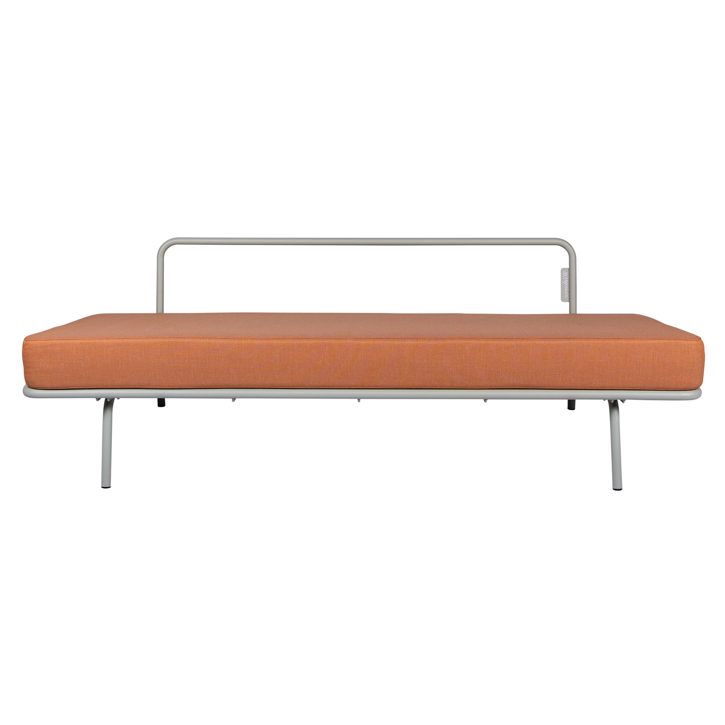 Sofabed: Faded Orange + Grey