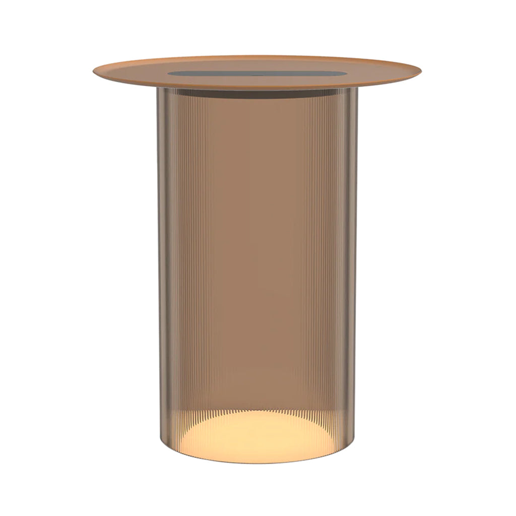 Carousel Floor Lamp: Bronze + Terracotta