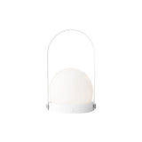 Carrie Portable Table Lamp: White