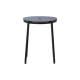 Circa Stool: Black Aluminum