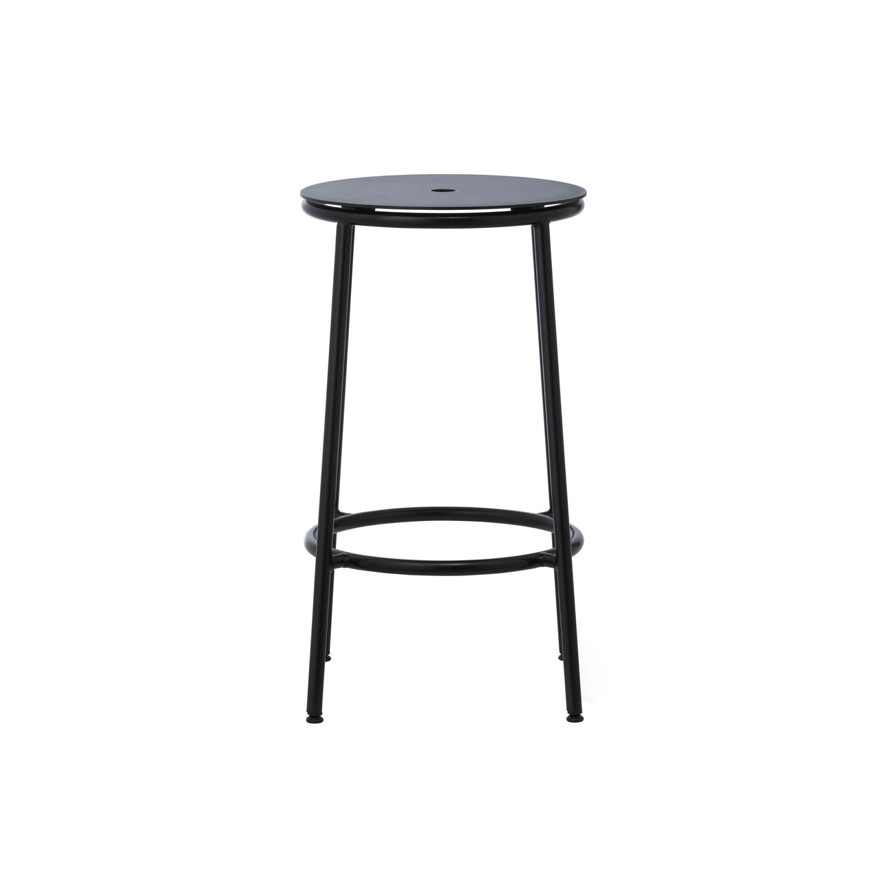 Circa Bar + Counter Stool: Counter + Black Aluminum