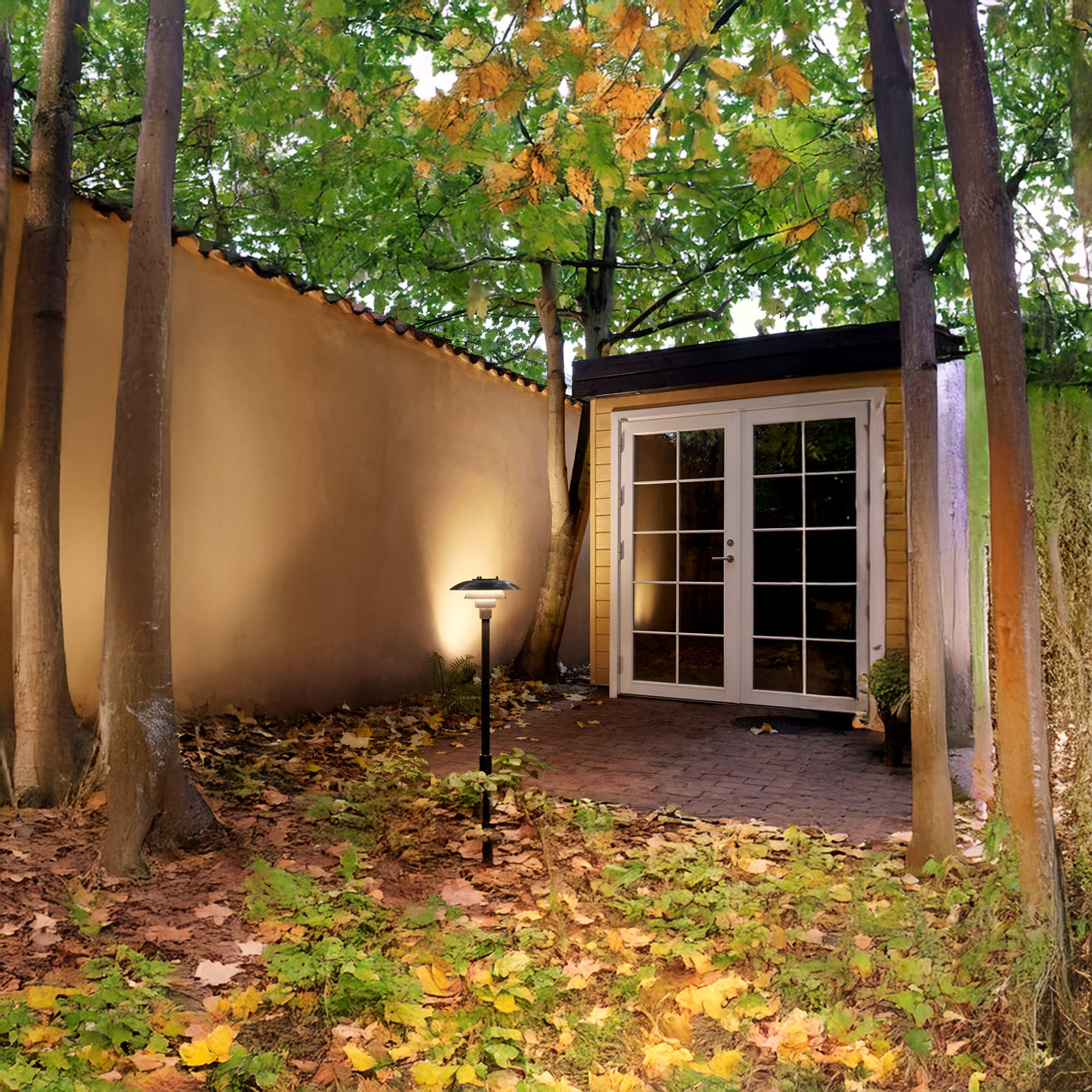 PH 3-2 1/2 Bollard V2 Floor Lamp: Outdoor