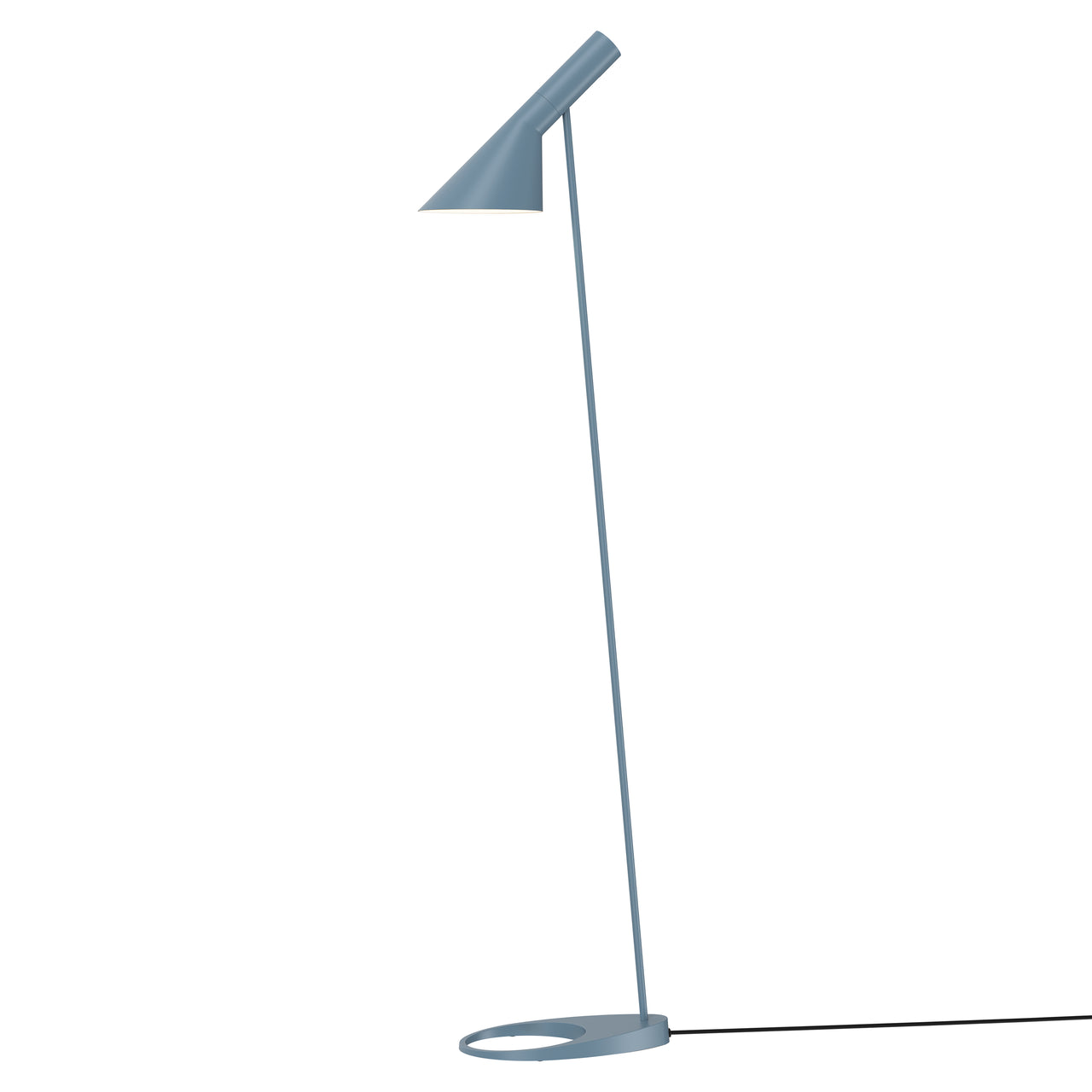 AJ Floor Lamp: Dusty Blue + Black