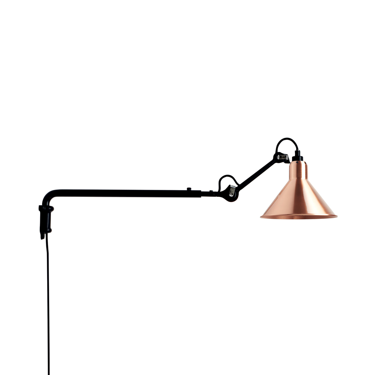 Lampe Gras N°203 Wall Lamp: Copper + Conic